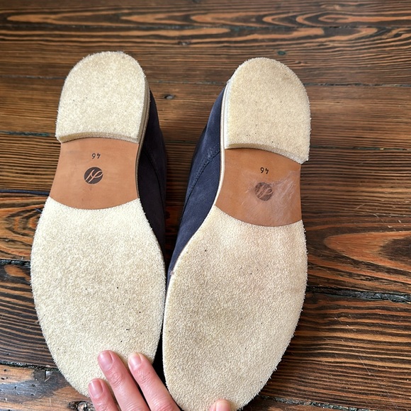 Navy suede chukka boots by Hudson - Picture 5 of 5